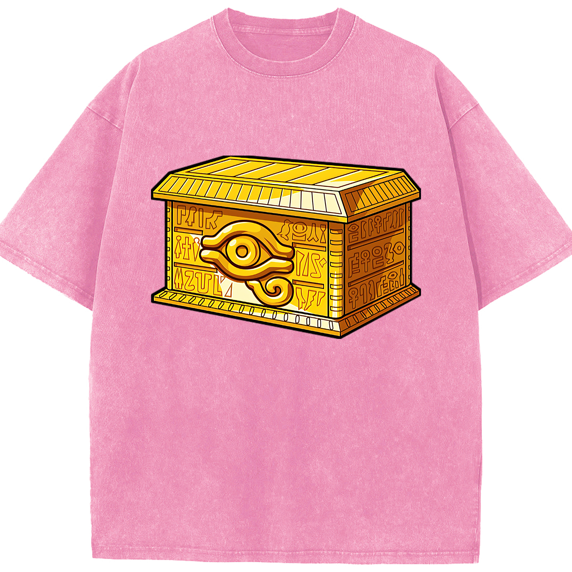（画像用） 遊☆戯☆王 Yu-Gi-Oh! 綿100% ヴィンテージ風 半袖Tシャツ（フロントプリント）